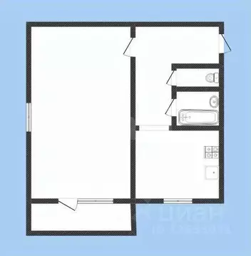 1-к кв. Костромская область, Нерехта Красноармейская ул., 90 (35.0 м)