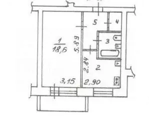 1-к кв. Вологодская область, пос. Фетинино 16 (34.4 м)