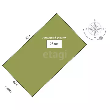 Участок в Михайлово-Александровка, Восточная улица (28 м)