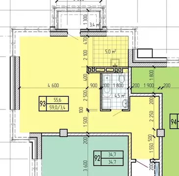 Студия Приморский край, Находка  (55.6 м)