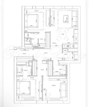 4-комнатная квартира: Москва, Космодамианская набережная, 4/22с4 (121 ...