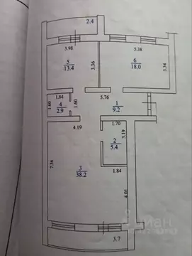 3-к кв. Самарская область, Тольятти ул. 40 лет Победы, 104А (96.0 м)