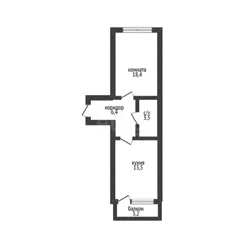 1-комнатная квартира: Краснодар, улица 1 Мая, 270 (41.8 м)