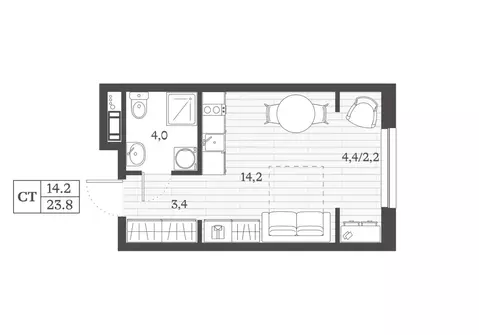 Студия Дагестан, Дербент ул. Сальмана (23.8 м)