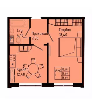 1-к кв. Ленинградская область, Коммунар г. Гатчинский муниципальный ...
