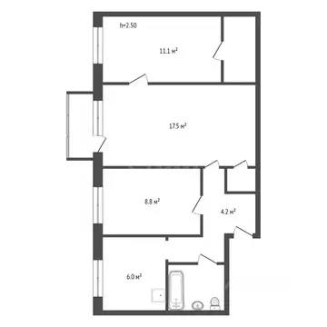 3-к кв. Красноярский край, Красноярск имени газеты Красноярский ...