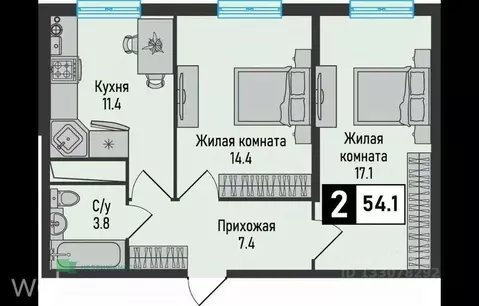 2-к кв. Ставропольский край, Железноводск городской округ, пос. ...