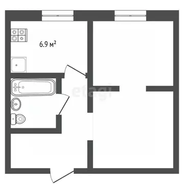 1-к кв. Московская область, Дмитровский муниципальный округ, пос. ...