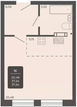 Офис в Новосибирская область, Новосибирск Автогенная ул., 75 (37 м)