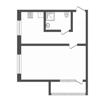1-к кв. Смоленская область, Смоленск ул. Румянцева, 17а (32.1 м)