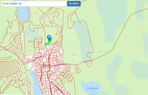 Участок в Новгородская область, Валдайский район, Рощинское с/пос, д. ...