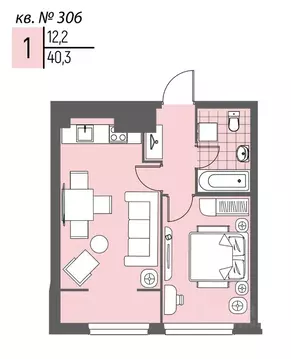 1-к кв. Нижегородская область, Нижний Новгород Спортивный мкр, ...