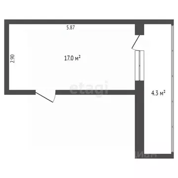 Комната Белгородская область, Белгород ул. Горького, 69к2 (20.0 м)