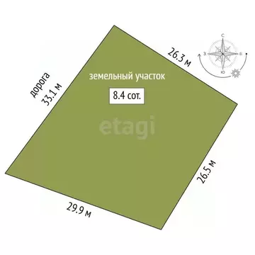 Участок в Ростовская область, Аксайский район, Ольгинское с/пос, Махин ...