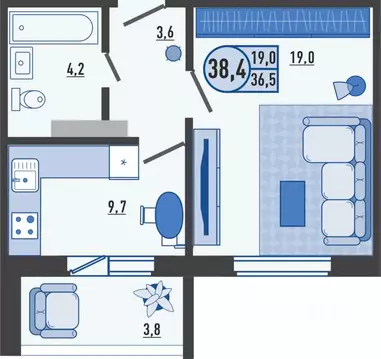 1-к кв. Орловская область, Орловский муниципальный округ, д. Жилина ...