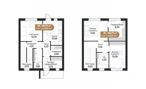 Таунхаус в Ленинградская область, Всеволожск ш. Южное (91 м)