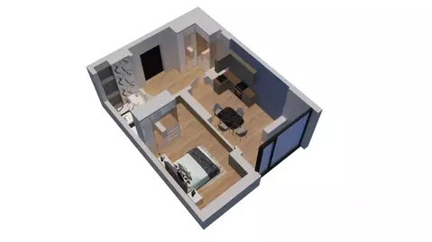 1-к кв. Ростовская область, Батайск ул. Ушинского, 29к2 (34.87 м)