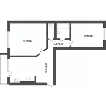 2-к кв. Ханты-Мансийский АО, Сургут бул. Свободы, 12 (56.0 м)