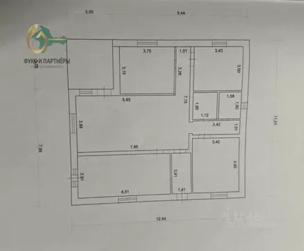 Дом в Крым, Сакский район, с. Уютное ул. Краснодарская (109 м)