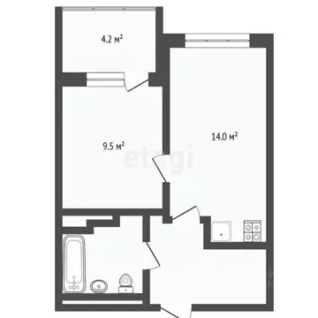 1-к кв. Тюменская область, Тюмень ул. Червишевский Тракт, 47к4 (33.0 ...