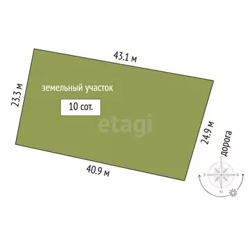 Участок в Тюменская область, Нижнетавдинский муниципальный округ, СТ ...