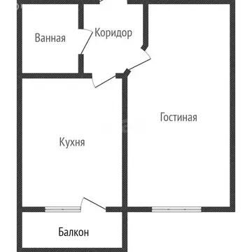 1-комнатная квартира: Краснодар, улица Героев-Разведчиков, 12 (46.6 м)