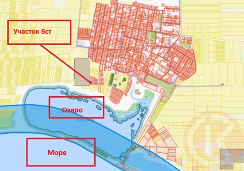Участок в Крым, Сакский район, с. Молочное  (6.0 сот.)