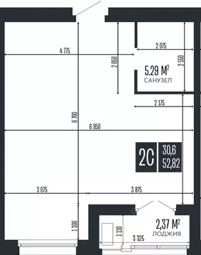 2-к кв. Алтайский край, Барнаул Опера Резиденс жилой комплекс, БС3 ...