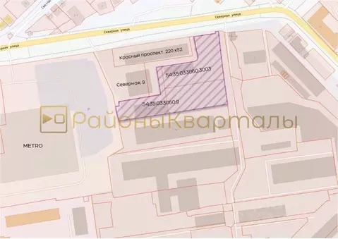 Участок в Новосибирская область, Новосибирск Красный просп., 220к14А ...