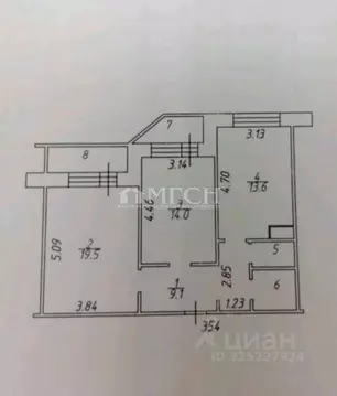 2-к кв. Московская область, Видное просп. Ленинского Комсомола, 78 ...