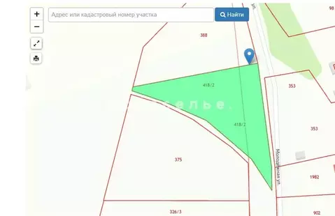Участок в Рязанская область, Спасский район, Собчаковское с/пос, с. ...