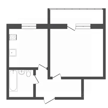 1-к кв. Пермский край, Пермь ул. Звонарева, 2/1 (32.6 м)