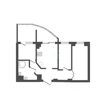 3-к кв. Белгородская область, Белгород ул. Костюкова, 36б (78.3 м)