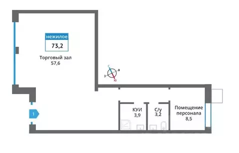 Помещение свободного назначения в Московская область, Красногорск ...
