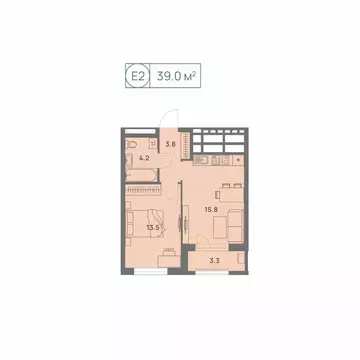 2-к кв. Пермский край, Пермь Трамвайная ул., 27 (39.0 м)