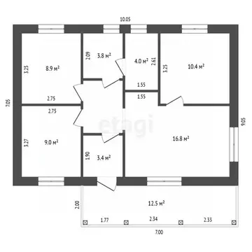 Дом в Московская область, Раменское ул. Мартовская, 85 (77 м)