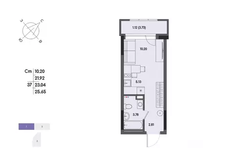 Студия Удмуртия, Ижевск ул. Джамбула, 83 (23.04 м)