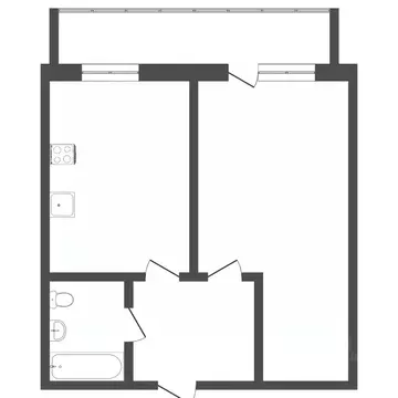1-к кв. Тюменская область, Тюмень ул. Мебельщиков, 12 (36.0 м)