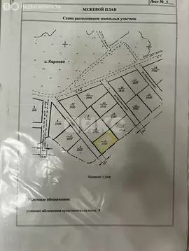 Участок в село Карпово, Каштановая улица (17.5 м)