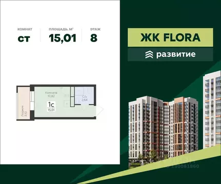 Студия Воронежская область, Воронеж ул. Ломоносова, 114Ю (15.01 м)
