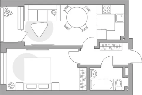 2-к кв. Башкортостан, Уфа Зеленая Роща жилрайон, Лесная Симфония жилой ...