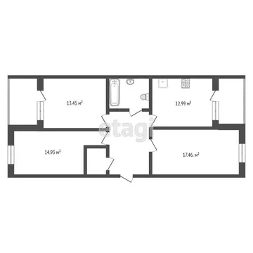 Дом в Заводоуковск, Полугорная улица (130 м)
