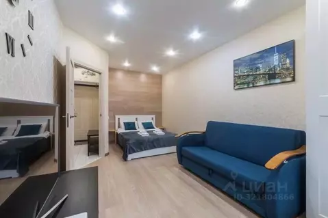 1-к кв. Татарстан, Казань ул. Николая Ершова, 62Дк1 (40.0 м)