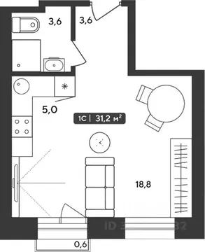 Студия Новосибирская область, Мошковский район, пос. Октябрьский ул. ...