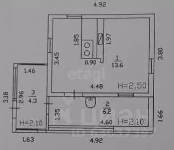 Дом в Краснодарский край, Горячий Ключ муниципальный округ, Мартанская ...