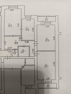3-к кв. Тюменская область, Тюмень ул. Пермякова, 63 (102.0 м)