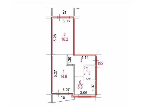 2-к кв. Москва Кировоградская ул., 4К1 (48.3 м)