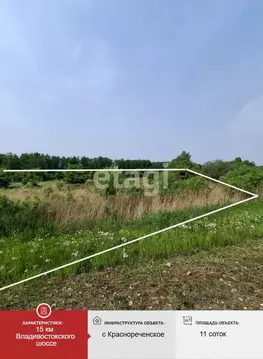 Участок в Хабаровский край, Хабаровский район, с. Краснореченское  ...