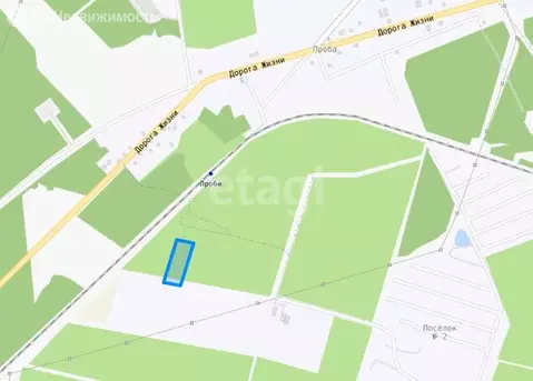 Участок в Ленинградская область, Всеволожск (1000 м)