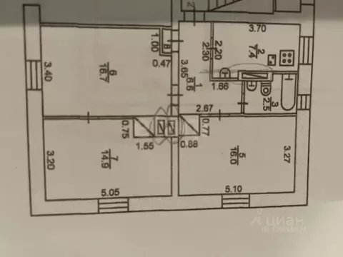 3-к кв. Костромская область, Кострома Физкультурная ул., 27 (65.8 м)